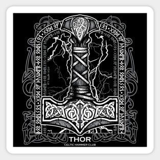 Thor Odinson, God of Thunder (Grayscale) Sticker